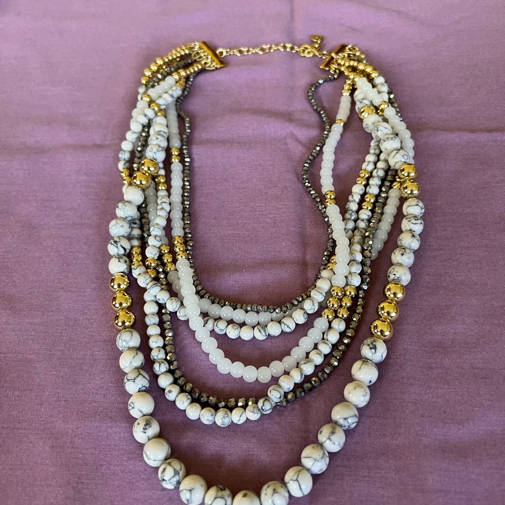 Talbots Layered Beaded Necklace!!!